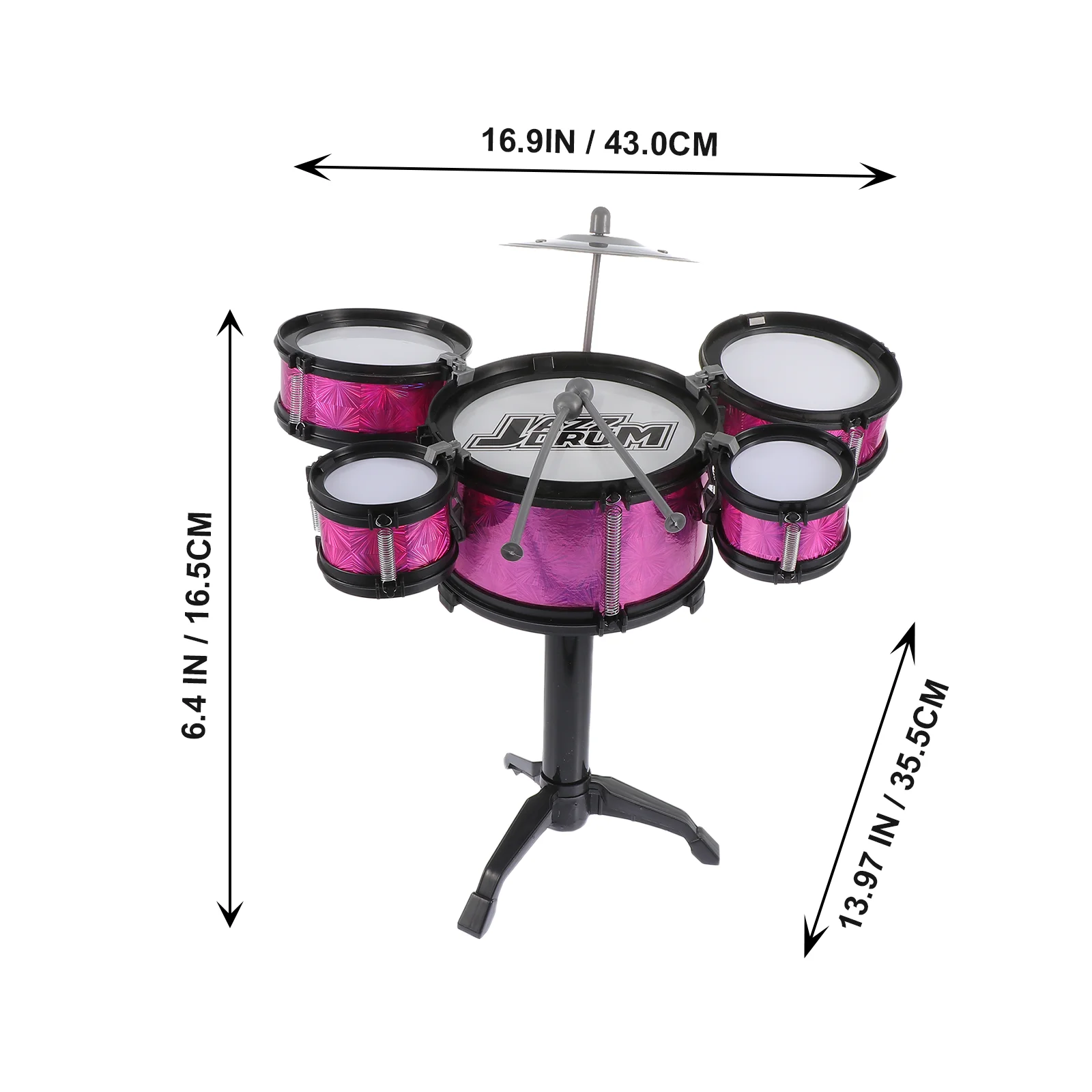 Simulated Jazz Drum Kids Stool Gifts Toys for Babies Baby Musical Instrument Child