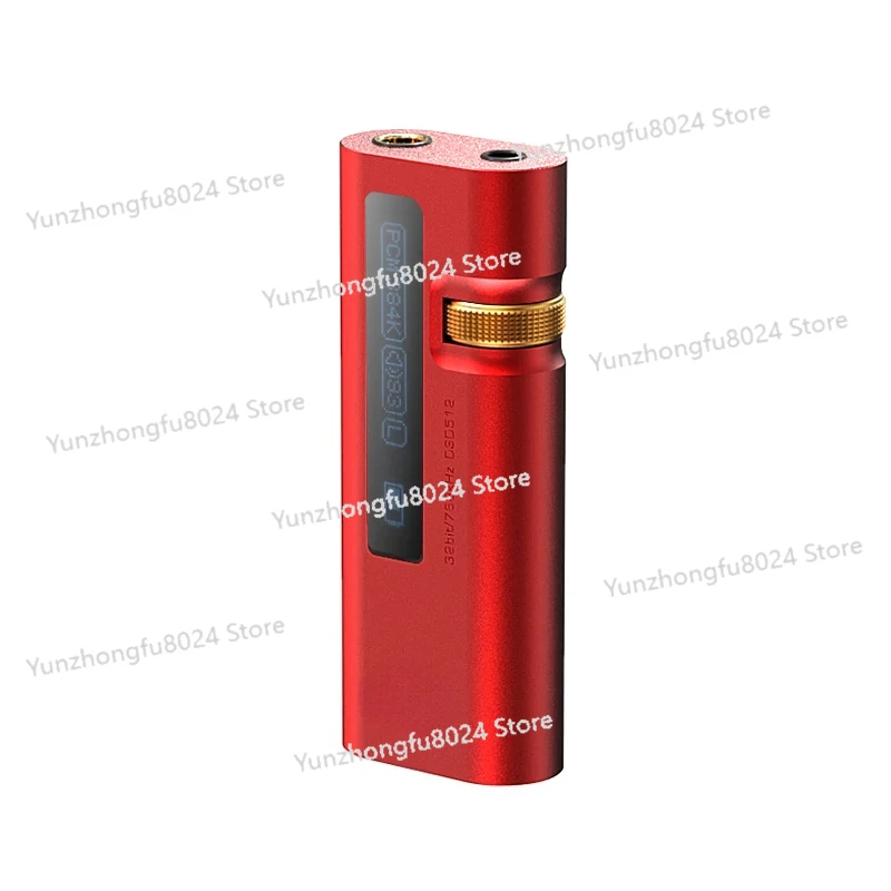 

Portable USB DAC AMP Headphone Amplifier Dual ES9038Q2M Chip Type-c To 3.5/4.4mm Audio Cable PCM 768khz DSD512