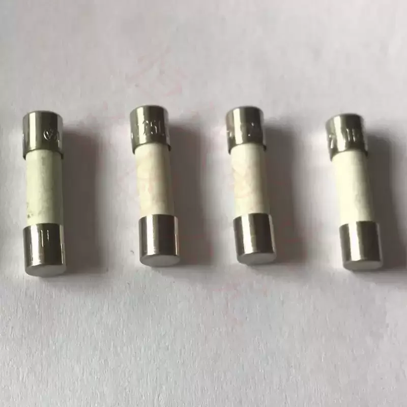 30-100pcs 5X20 5 * 20 ceramic single fuse tube F 250V quick break fuse F1.6A 250V