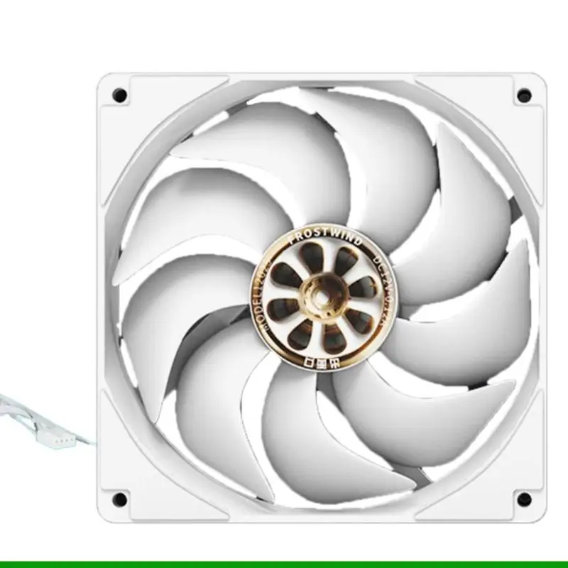 U55C 12025 12 ซม.PWM อุณหภูมิควบคุม CPU พัดลมระบายความร้อนที่เงียบสงบการก่อสร้างโลหะพลาสติก
