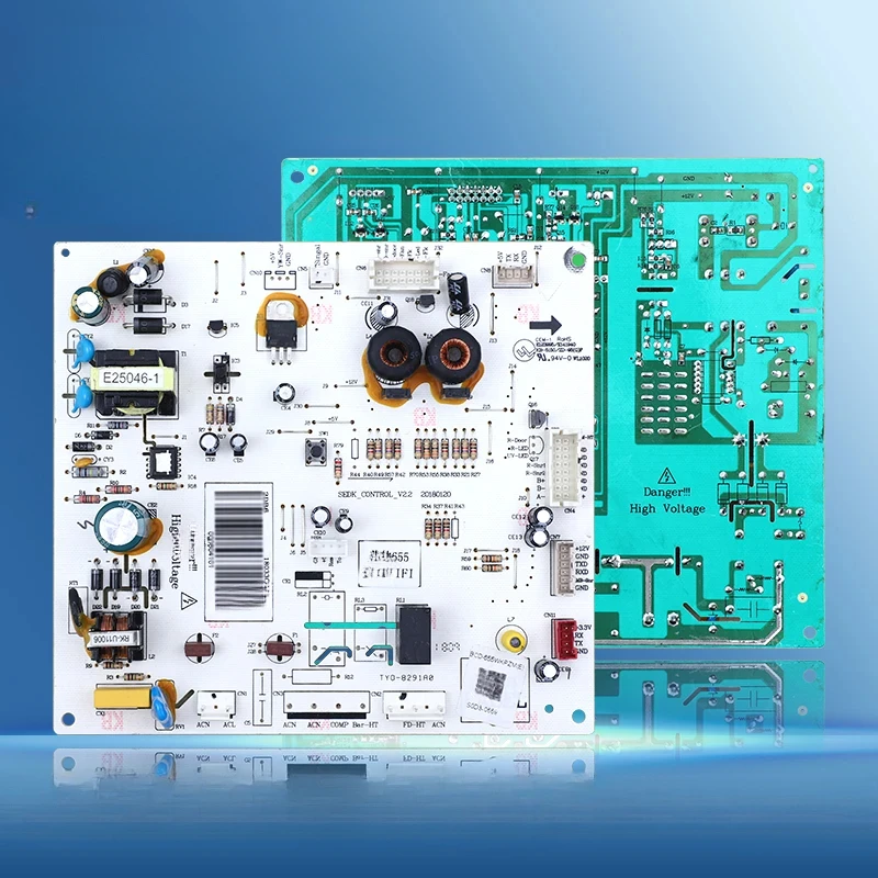 

Разборка компьютерной платы холодильника Midea BCD-655WKPZM(E) DA000804101