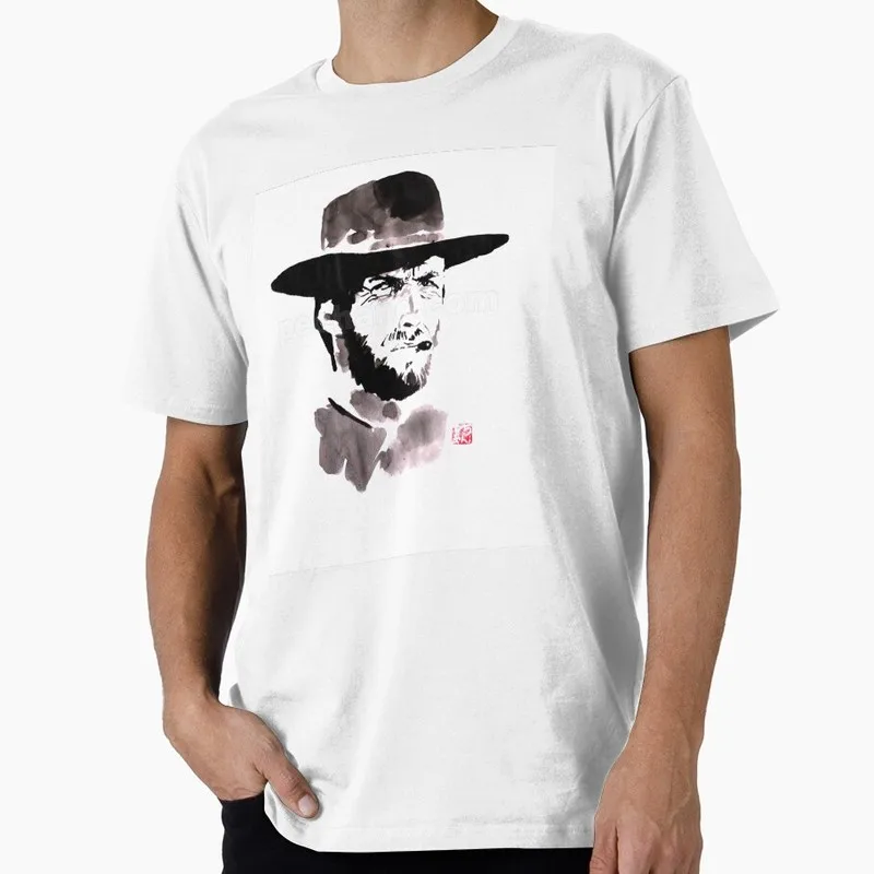 For a Few Dollars More Graphic T-shirt Clint Eastwood Sergio Leone Spaghetti Western Vintage Cowboy Bounty Hunter Print Gift Tee