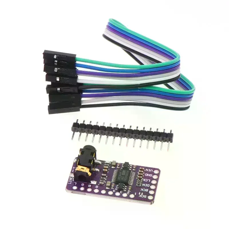 Zdjęcie 3: Moduł odtwarzacza GY-PCM5102 I2S, interfejs I2S, dekoder DAC PCM5102A dla Raspberry Pi, płytka formatu PHAT, cyfrowa płytka audio PCM5102