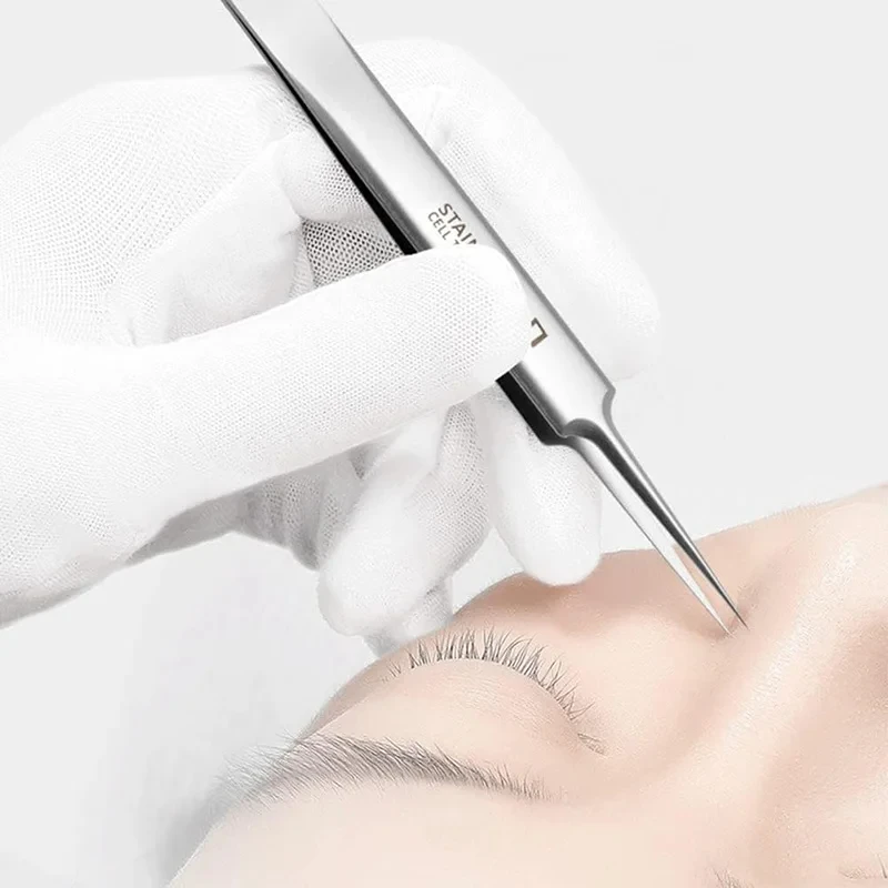 German Ultra‑Fine Blackhead Clip Tweezers, No.5 Cell Pimple Remover, Acne Needle Tool for Beauty Salon Facial Skin Care