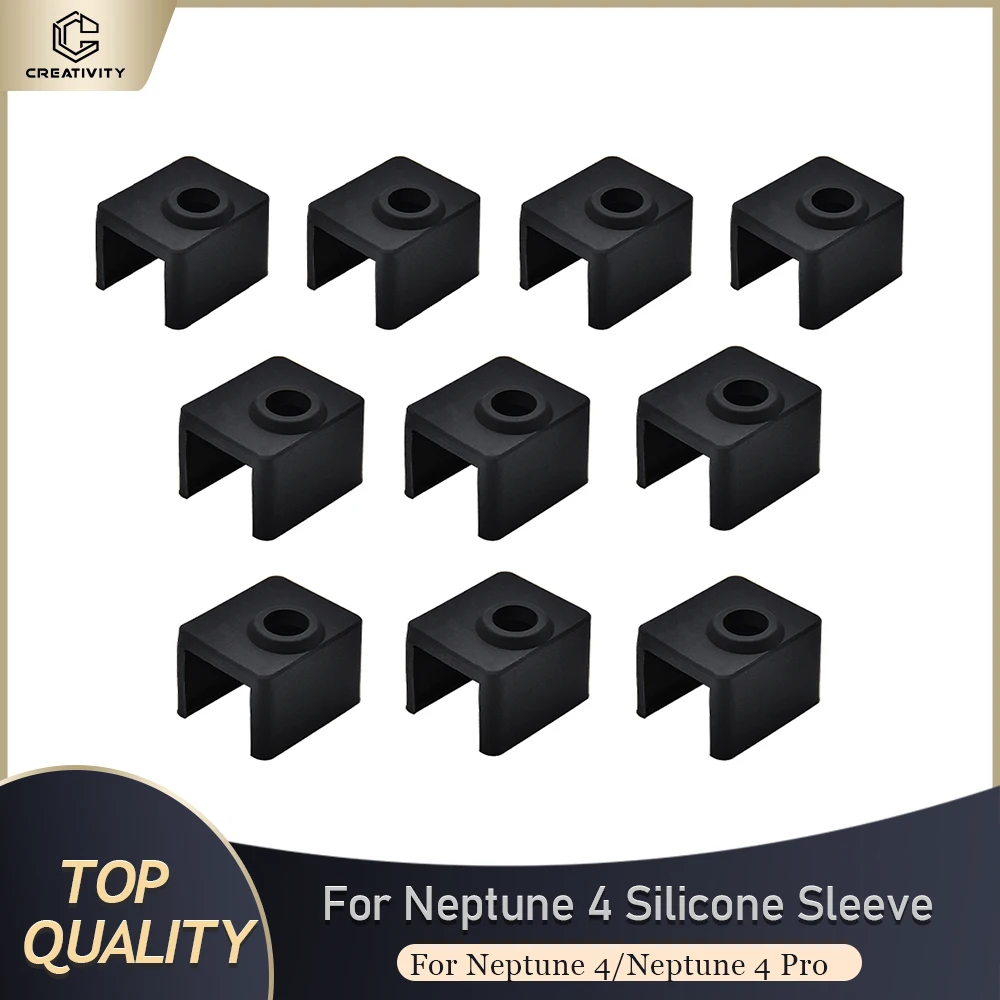 Silicone Sleeve For Neptune 4/Neptune 4 Pro Protective Silicone Sock Insulation Cover Case for Heater Block 3D Printer Parts