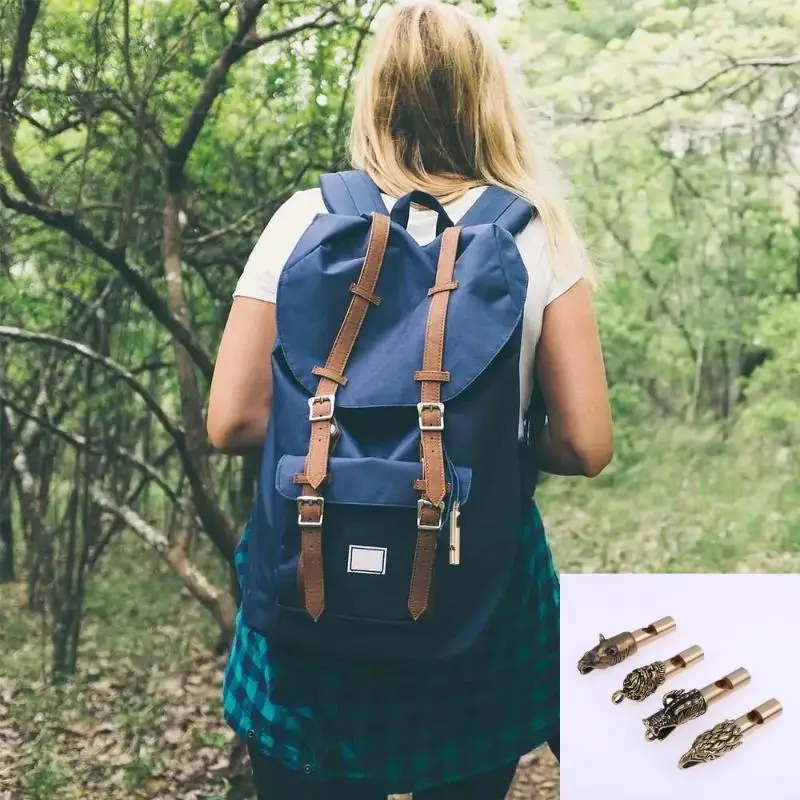 النحاس النقي صافرة المفاتيح في الهواء الطلق والعتاد الخيزران عقدة رأس التنين القاضي صافرة المنافسة بقاء المنافسة السلع في الهواء الطلق #2