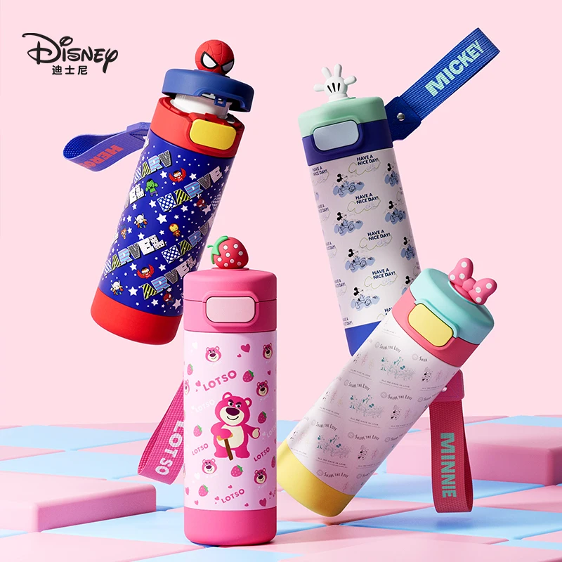

Disney Spider-Man Children's Insulated Cup Food-Grade 316 Stainless Steel Water Bottle Strawberry Bear Student Direct-Drink Cup