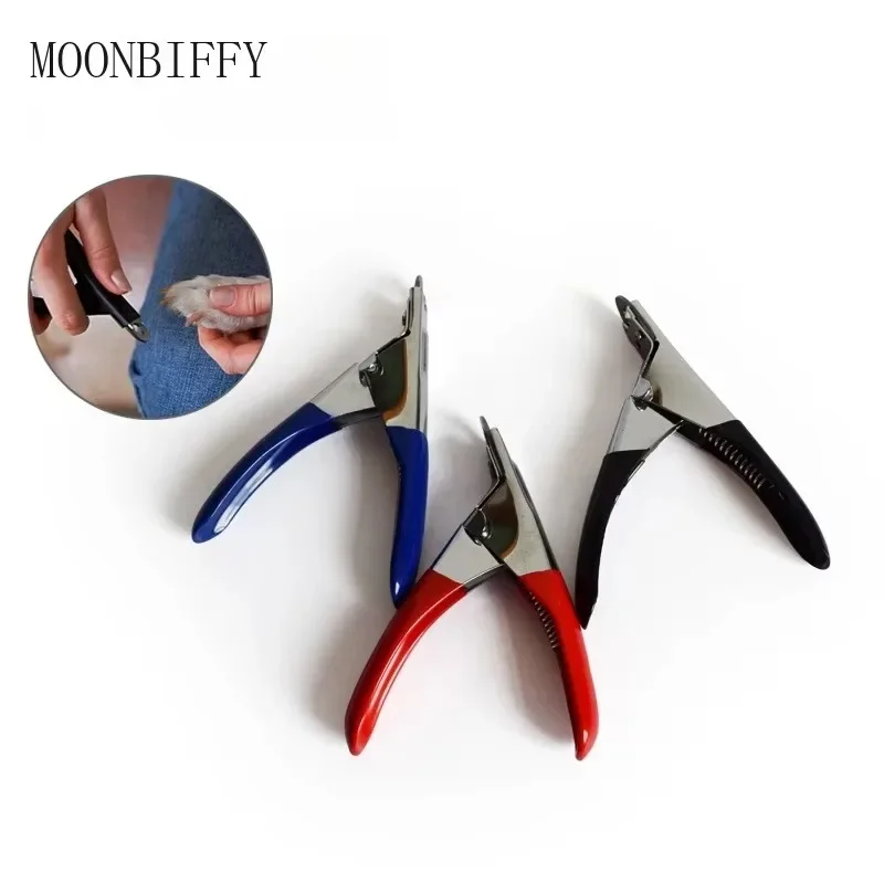 Dog Cat Nail Clipper Stainless Steel Pet Toes Cutter Scissor Grooming Tool for Small Medium Dogs Cats Guillotine Nail Clipper