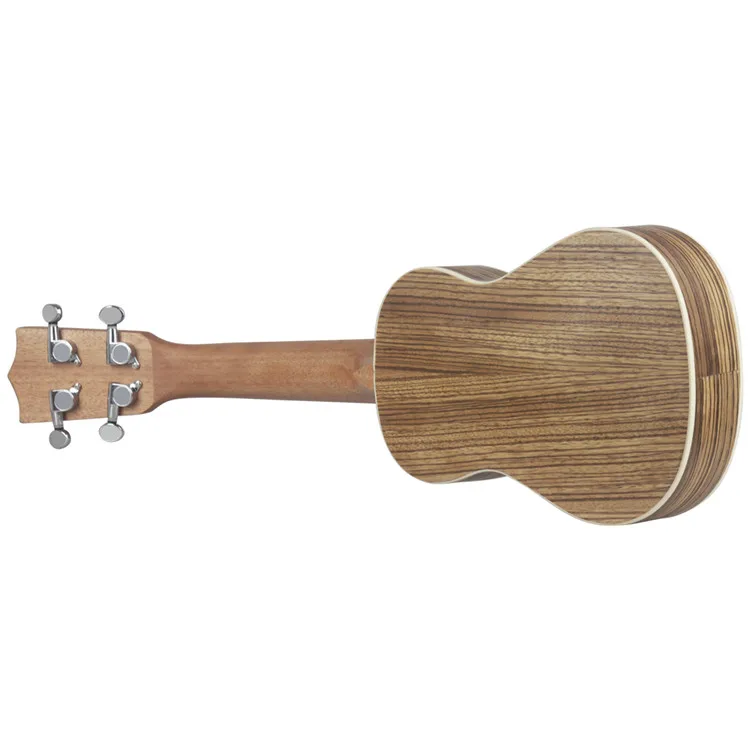 21 24 26 Inch High Quality Handmade Solid Acoustic Miniature Mini Guitar Zebra Grain Wood Ukulele view 5