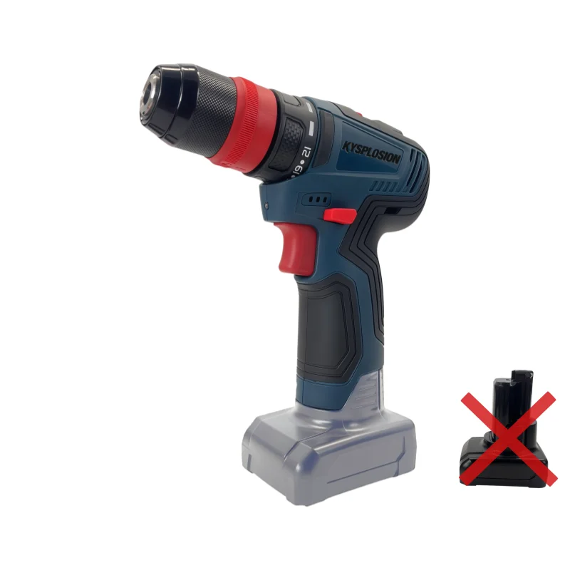 4-in-1 Brushless Multi Head Cordless Drill Screwdriver with Angle & Offset Attachments for Bosch 12V Battery (No Battery)