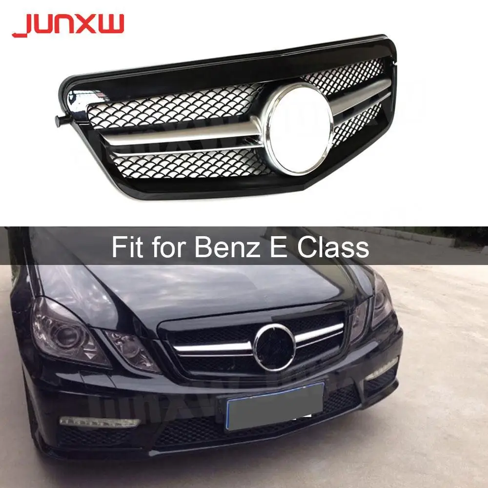 

Diamond Front Bumper Grille Mesh For Mercedes Benz E Class W212 E200 E250 E350 AMG 2010-2013 Pre-facelift Front Grill Body Kits