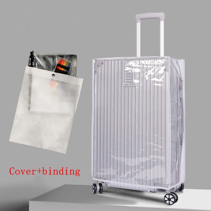 1PCS Transparent Suitcase Protective cover,size 28 inches,PVC Waterproof Luggage Cover