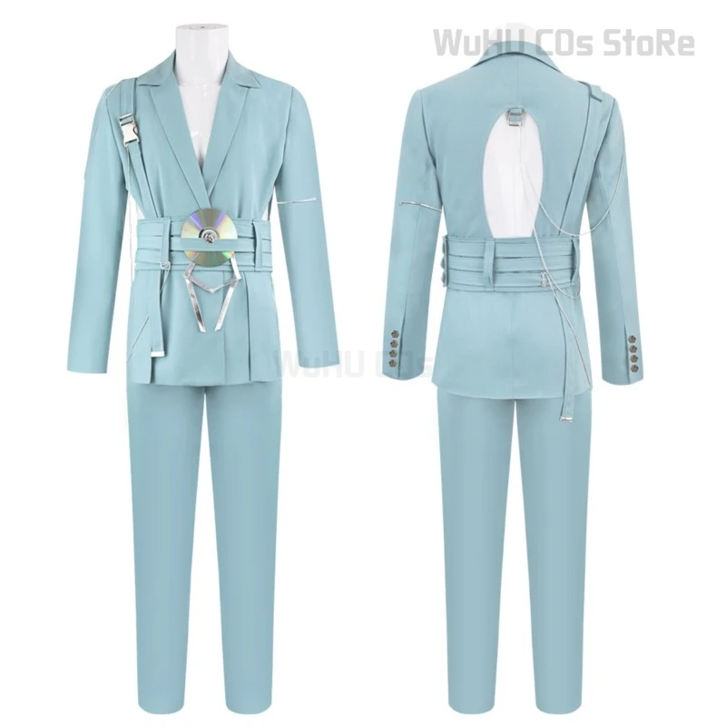 Anime ALIEN STAGE Luka Resemblance Waist Cutout Blazer Blink Gone Costume Cosplay Wig Performance Outfit Men Idol Party Clothes