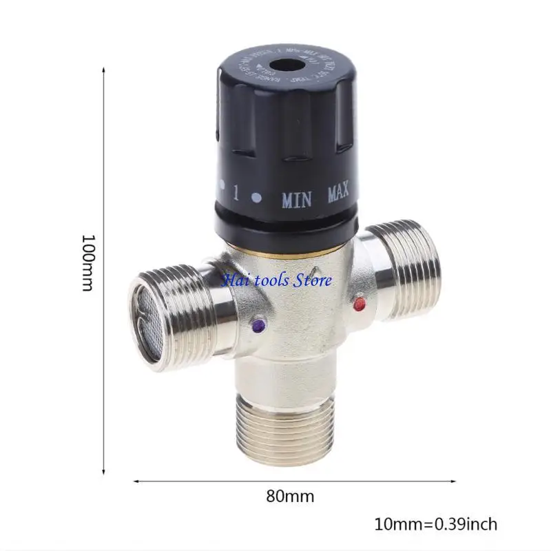 X37E 3/4" DN20 Wassermischung für Ventil, thermostatische Mischung für Ventil, Heiß-Kaltwasser-Mischung für Ventil, Messing für – Detail 6