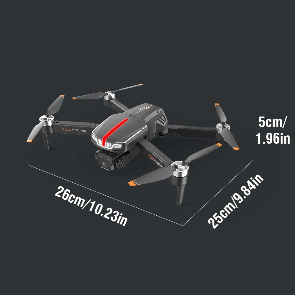 H13 Brushless Remote Control Drone with Dual HD 4K Camera Optical Flow UAV Obstacle Avoidance RC Quadcopter Drone Toy for Boys