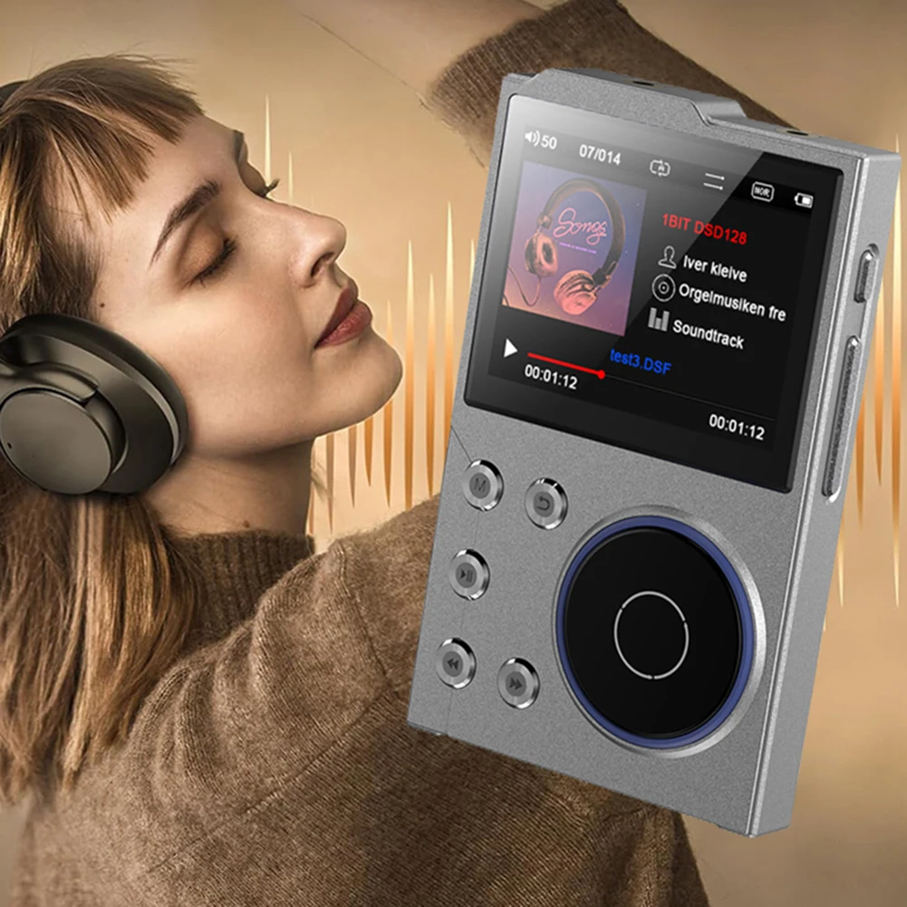 مشغل HiFi MP3 مشغل الصوت المحمول بدون فقدان DSD مشغل موسيقى الصوت الرقمي HiFi مشغل الصوت بدون فقدان يدعم ما يصل إلى 256 جيجابايت جديد #3