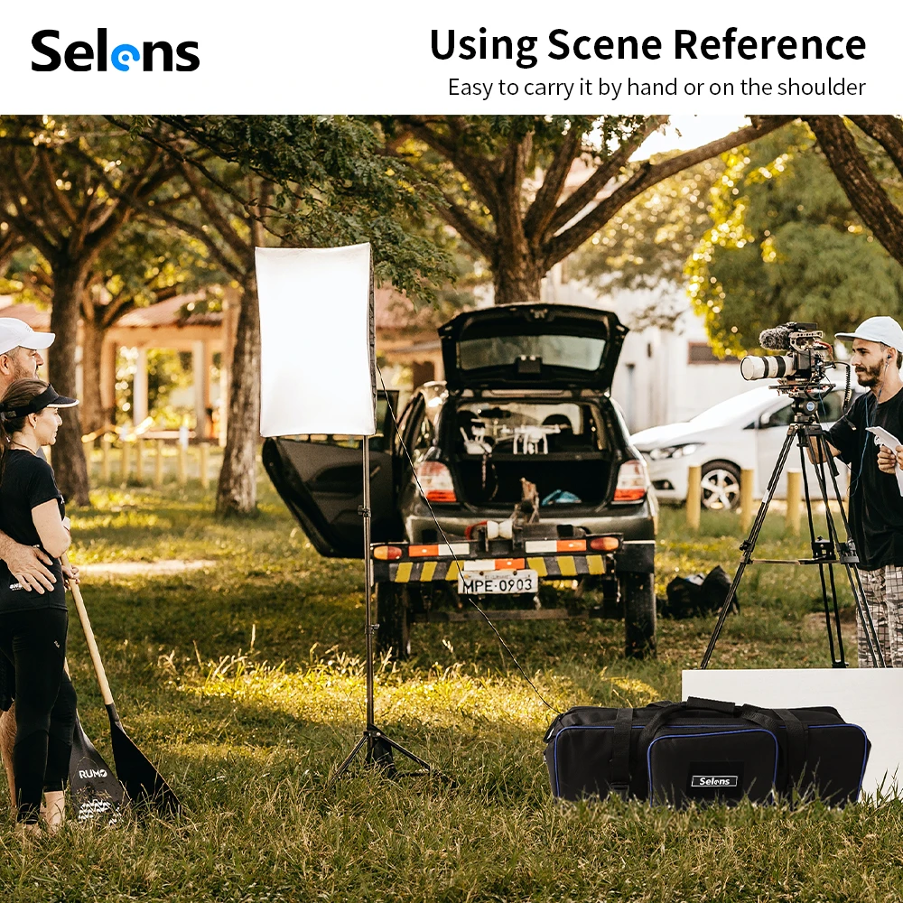 Selens Waterproof Handbag Carry Case 72*22*25cm with Zipper for Light Stand Umbrellas Tripod Photography Lighting Set Equipment