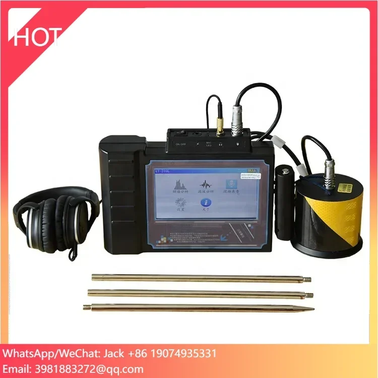 

Ультразвуковой детектор утечек воды в подземных трубах на глубине до 2 метров с длительным сроком службы