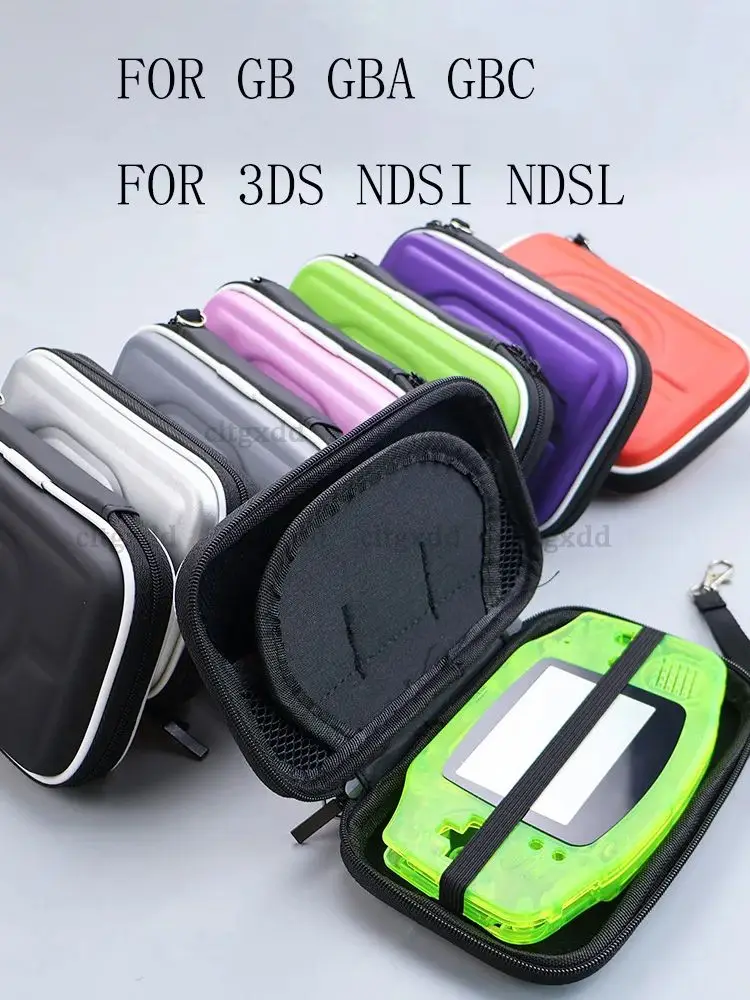 Cltgxdd 1 pièce pour GB GBA GBC 3DS NDSI NDSL sac de console de jeu EVA sac de rangement à coque rigide console housse de protection sac de rangement