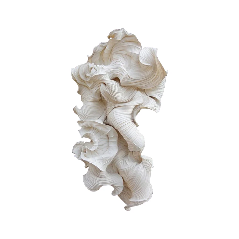 

Luxury hotel 3D fabric flower mural large interior hanging decoration home living room mural