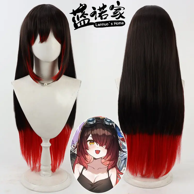 virtual-youtube-vtuber-roboco-san-cosplay-wig-halloween-carnival-party-props-synthetic-hair-heat-resistant-fiber-wig-cap
