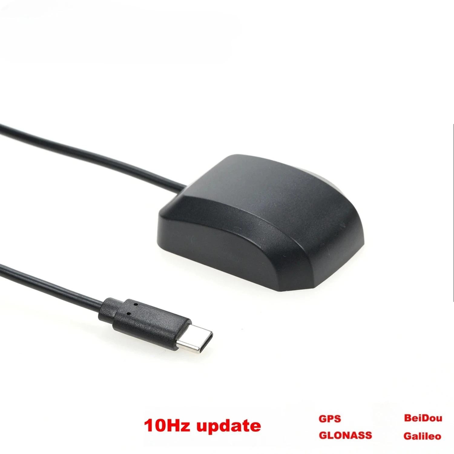 USB-C GPS Receiver M8N 10Hz for Android Windows, Multi-GNSS Glonass Galileo BeiDou Antenna Dongle