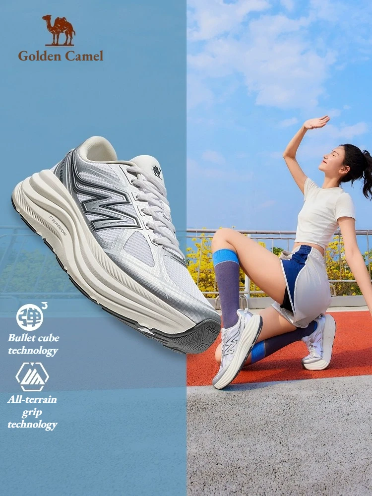 

Golden Camel Men's ZHUI FENG 3.0 Running Shoes All-terrain Lightweight Cushioned Wear-Resistant Training Jogging Casual Sneakers