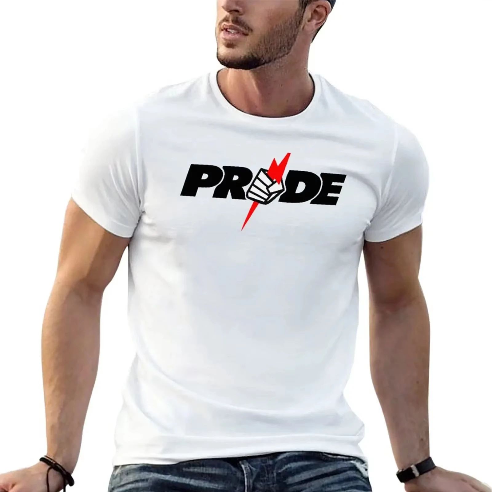 

New PRIDE FC T-Shirt Plain T-shirt Blank T Shirts New Edition T Shirt Aesthetic Clothing Mens Graphic T-shirts