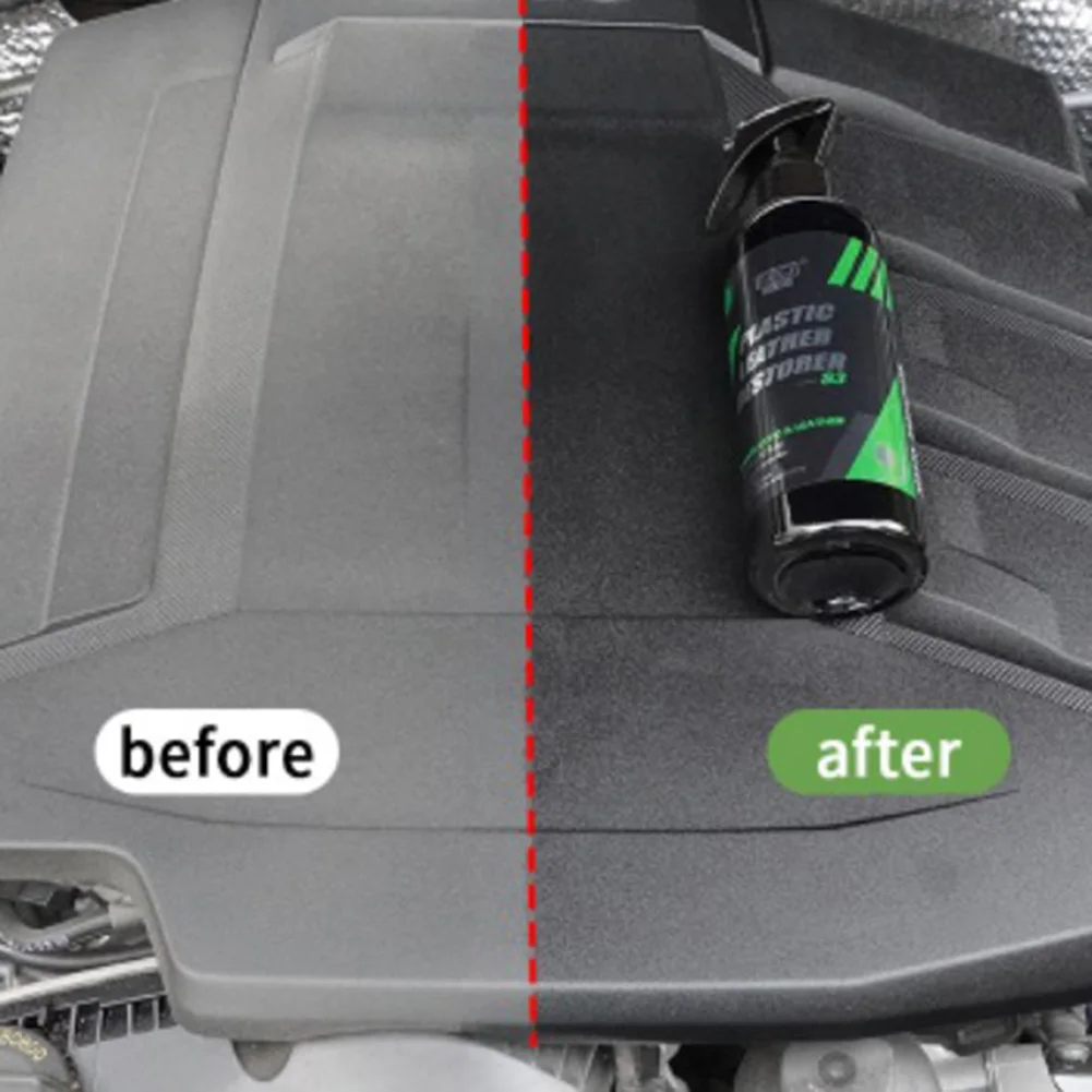 1 Bottle Liquid Renovator Leather Plastic Renovator More Shiny Restore Like New Conditioner Restorer Spray Seat Cleaner 3 Years