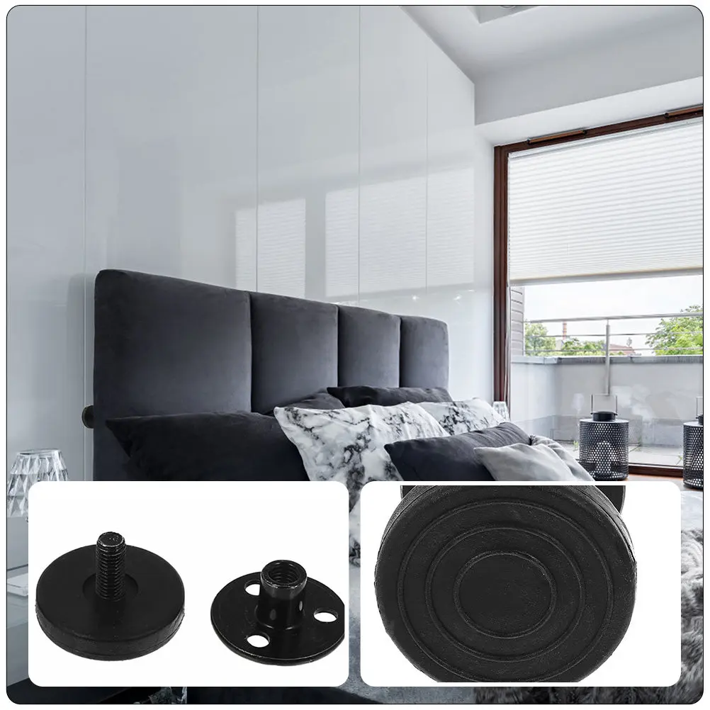 

1Set Adjustable Threaded Bed Frame Stopper Headboard Stabilizer Bed Fixer for Wall Protection Noise Reduction Bedroom Living