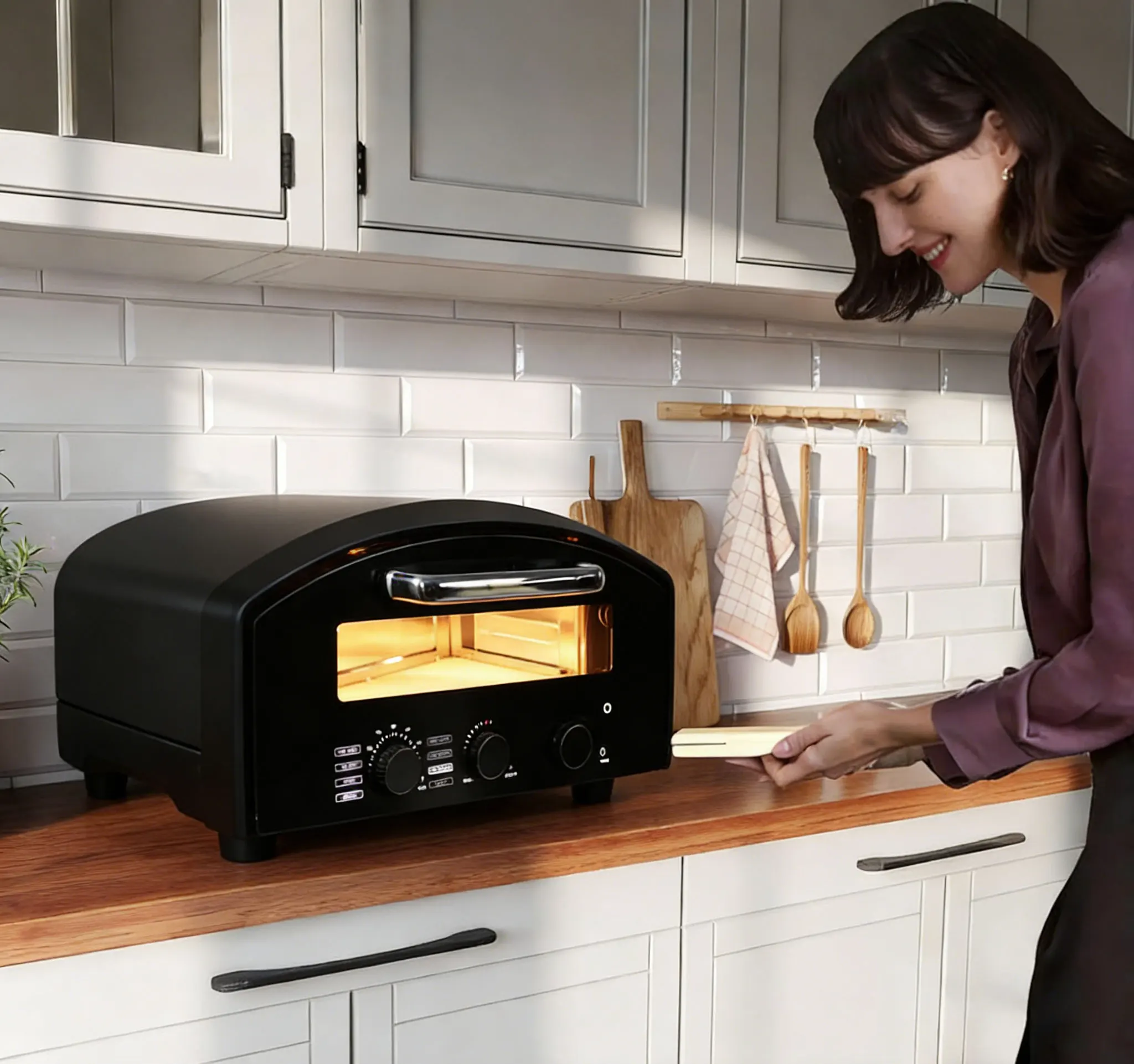 Oven Pizza Electric Electric Pizza Oven 500 Degreesbnapoli Style Electric Pizza Oven With Air Fry