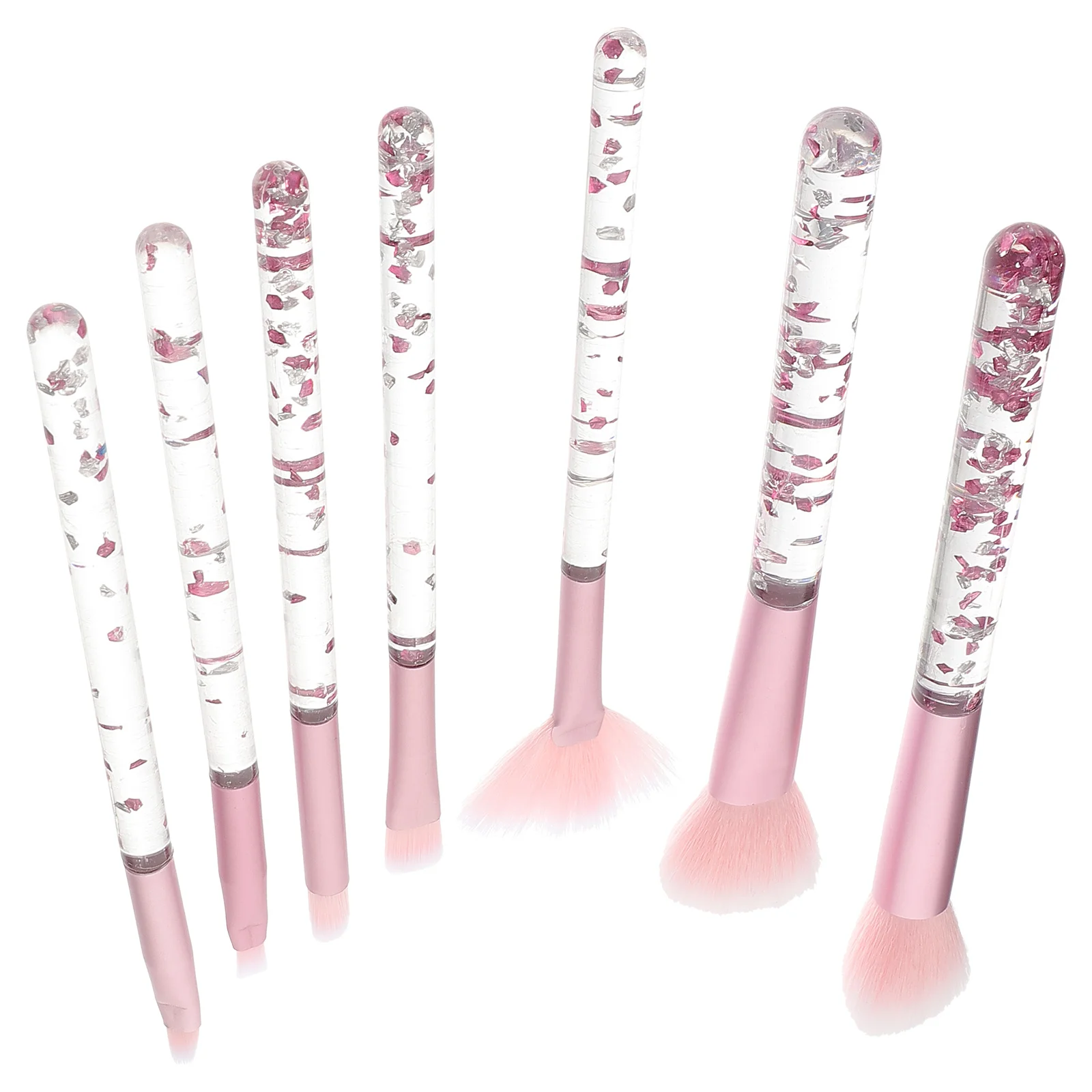 7-delige professionele borstelset Draagbare make-uptools Oogschaduw Blending Concealer-borstels voor vrouwen Make-upborstelset