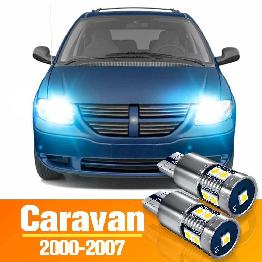 

2pcs LED Parking Light Clearance Bulb Accessories For Dodge Caravan 2000 2001 2002 2003 2004 2005 2006 2007