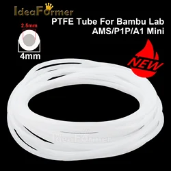 1.75mm Bambu Lab Ptfe Tube P1P AMS A1 Mini 3D Printer Teflonto Pipe Bambulab Ptfe Tube 1/2/5/10m White AMS LITE Bamboo Lab Part
