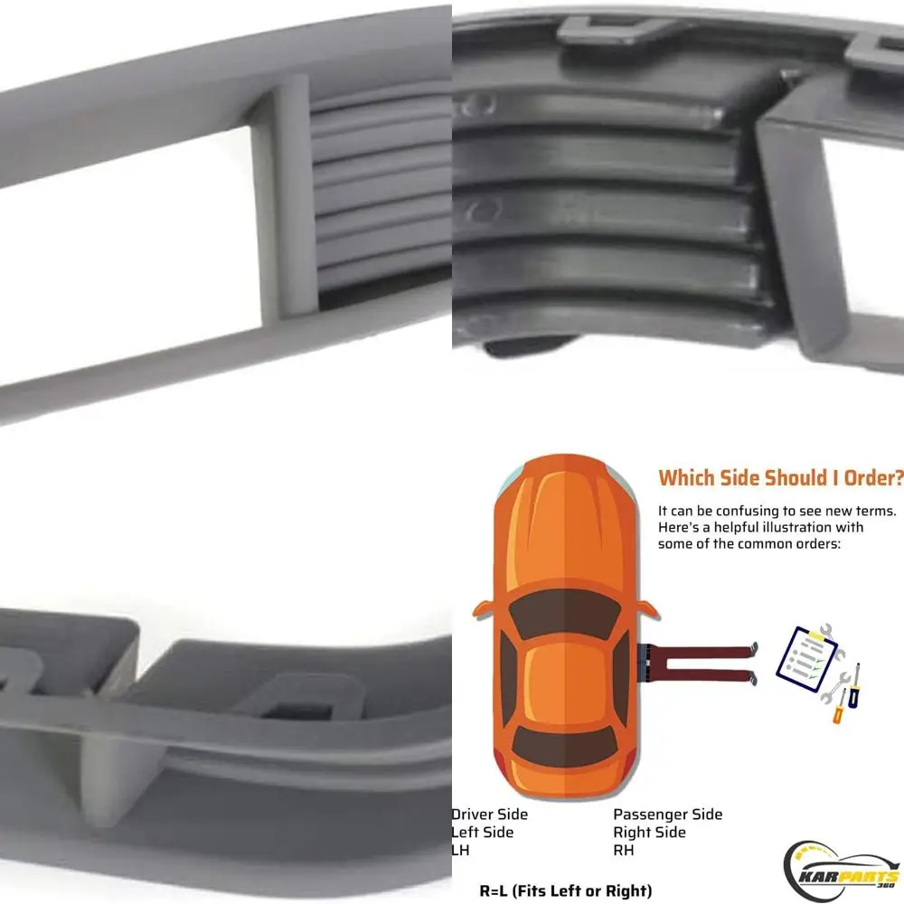 

For Cadillac CTS Fog Light Cover 2008-2013 Driver and Passenger Side Pair/Set | Bezel | Primed | DOT/SAE Compliance | GM1038113