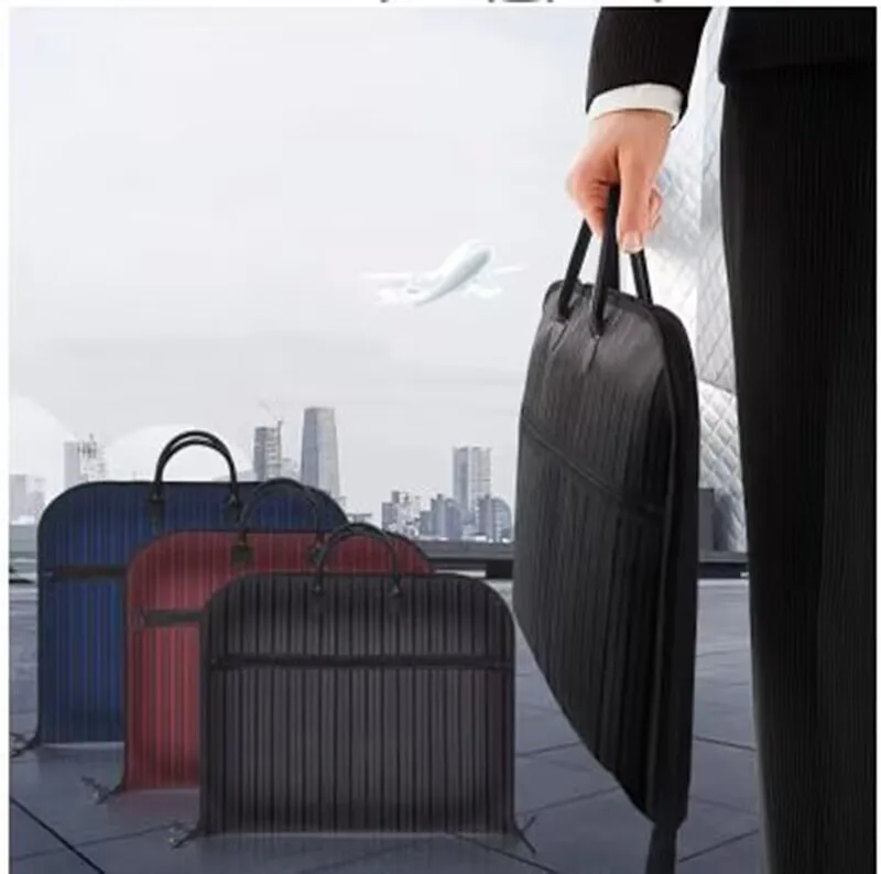 JXSLTC Business-Tasche für Herren, Business-Anzug, D' Wasseranzug, Nylontasche, Reiseanzug-Aufbewahrungstasche, geeignet für Anzug-Hängetasche – Detail 1