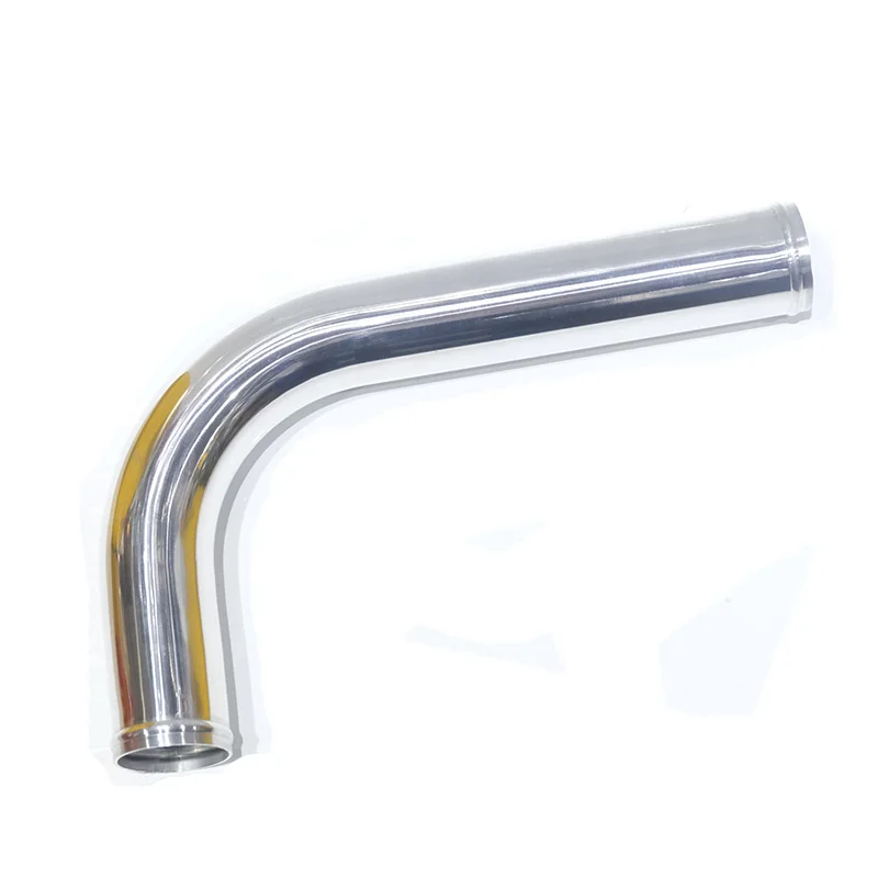 Air Intake Aluminum Tube 51/57/63/70/76mm for Connecting Cold Air Intake Hose DIY Tube for Engine Air Flow Tuning