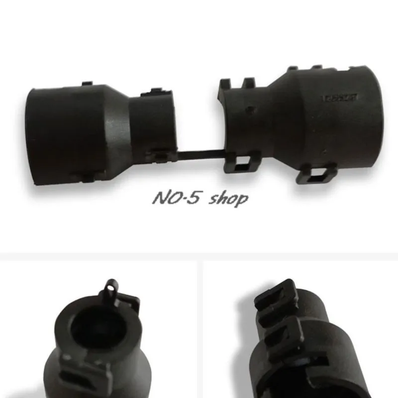 20Pcs Special Tail Clamp For Automobile Connector Plastic Connector Tail Buckle Black Protective Shell Buckle