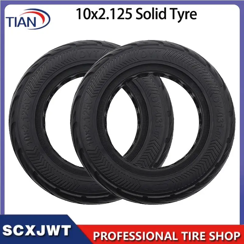 Off road tires 10x2.125 tires suitable for electric scooters 10 inch solid tires non pneumatic explosion-proof accessories