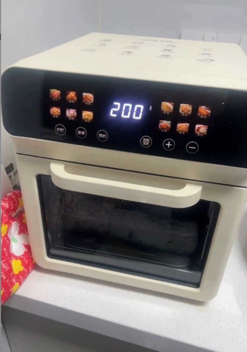 2026 Visual Air Fryer, Large Capacity Multifunctional Household Electric Oven, 304 Stainless Steel Liner, Non-Stick
