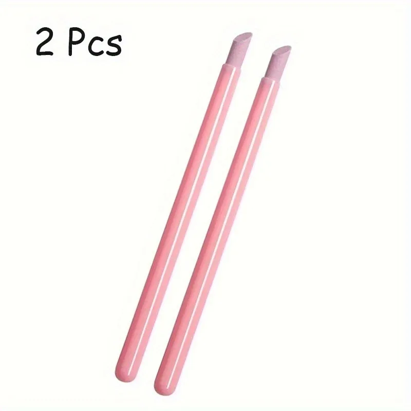 Arquivo de unhas de quartzo e bastões de buffer – 1/5 unidades de ferramentas de caneta de manicure para remoção de cutícula e pele morta, esmalte em gel UV sem perfume