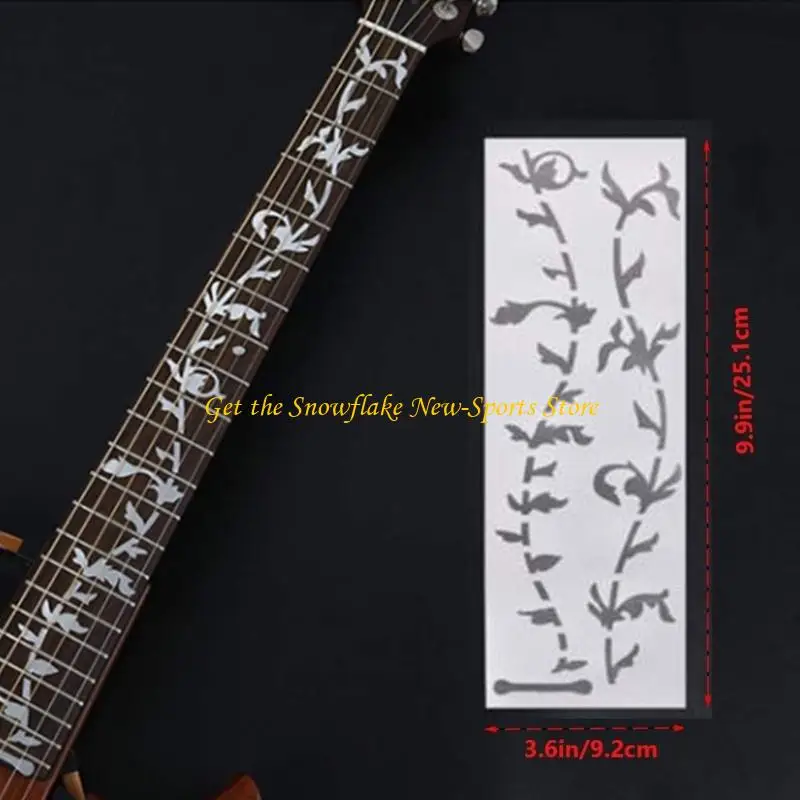 E56D زخرفة ذاتية اللصق لحياة الشجرة النابضة بالحياة لتخصيص المعدات الموسيقية #6