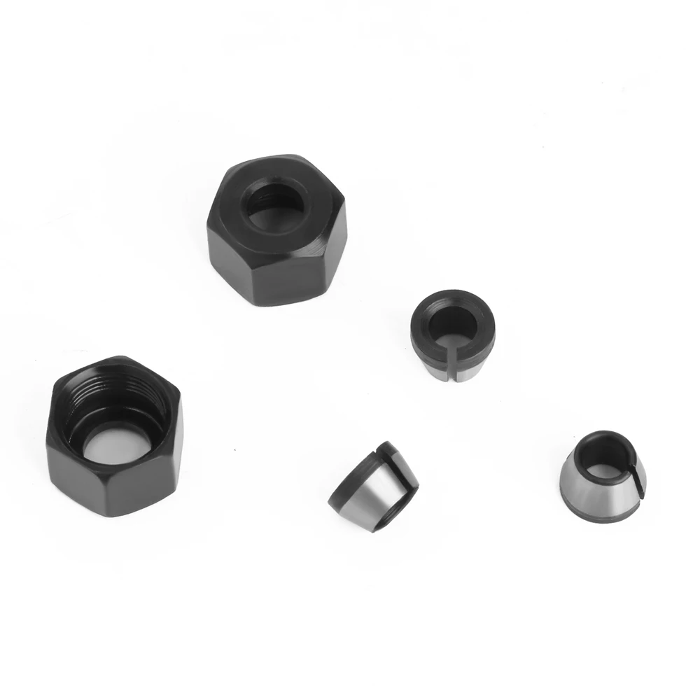 Imagem -02 - Urwof-pinça Chuck com Porca Gravura Máquina de Corte Roteador Elétrico Fresa Acessórios mm 6.35 mm mm Pcs Set