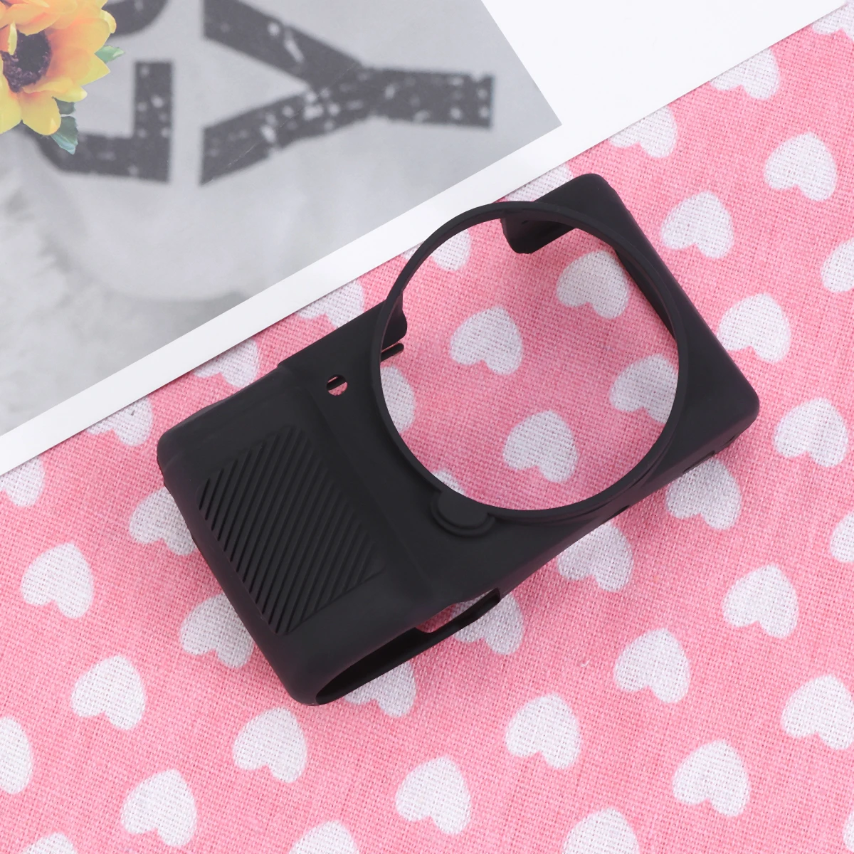 

1pc Interchangeable Lens Digital Camera Silicone Case Flexible Protective Cover Skin for /A5100 (Black)