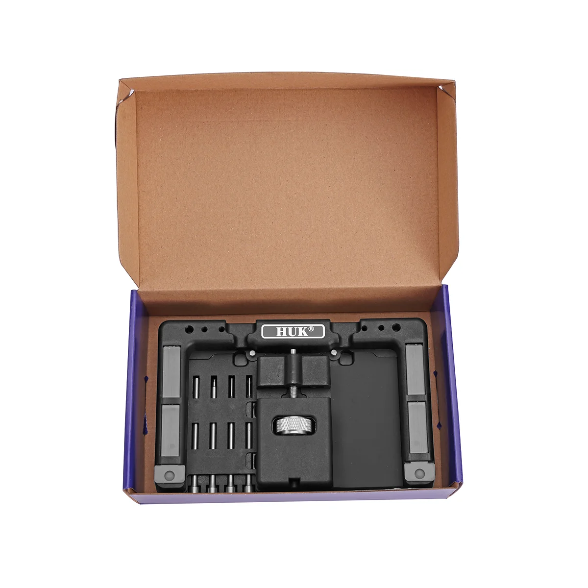 Original HUK Fixing Tool Vice Of Flip Car key Pin Remover Split Disassembly Pin Tool for Locksmith Tool With Four Pins