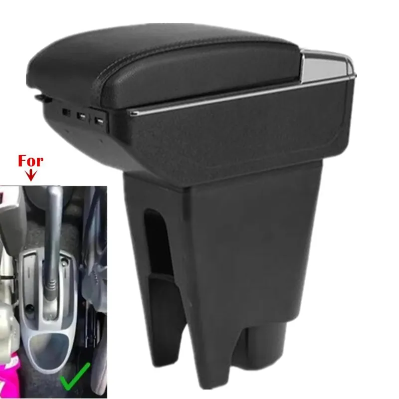 

For Peugeot 107 Citroen C1 Toyota Aygo BJ BYD F0 Car Armrest Box Interior Storage Box with USB Dedicated Retrofit Car Accessorie