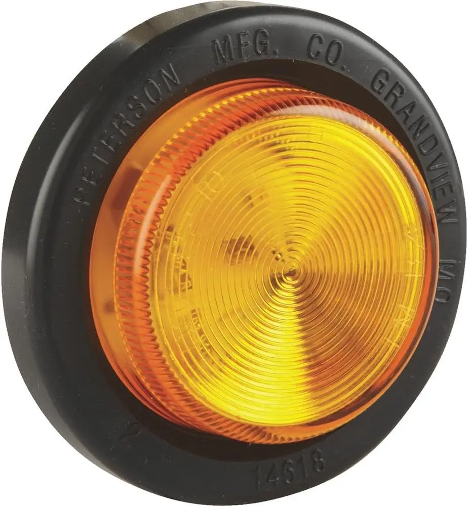 Lampu Penanda Samping Amber Bulat