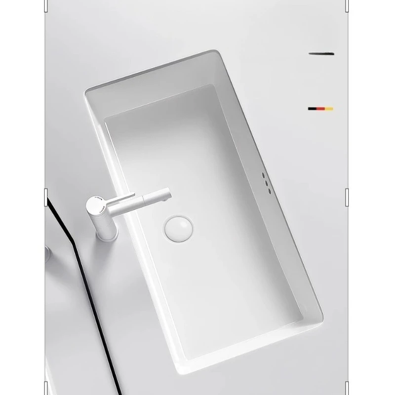 70cm80cm large size under-counter basin ceramic wash basin embedded square bathroom oversized 1 meter single basin