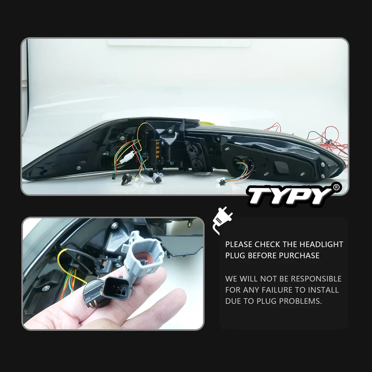 

TYPY New LED Tail Lamp Upgrade Modified For Toyota Corolla Cross Taillights 2020-2023 Dynamic Signal Tail Lamp Auto Accessories