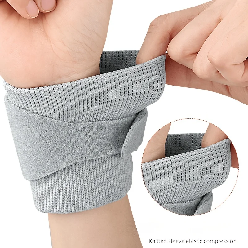 1pc Adjustable compression wrist guard, polyamide elastic band, hand washable only, suitable for various occasions